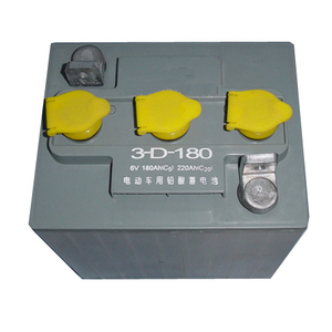 למצבר רכב תיירות 6 v 180Ah (<span class=keywords><strong>3</strong></span>-D-180) עם מקרה צבע אפור