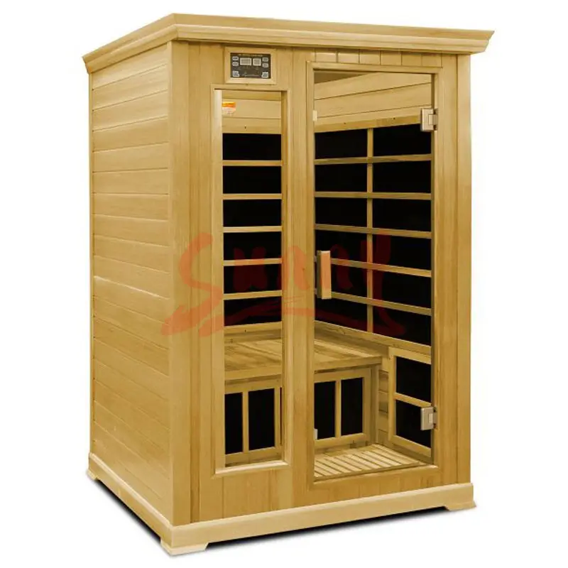 Hemlock Far Infrared Sauna Cabin 2 Person Infra-Red Heat Infrared Sauna Room