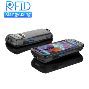 Escáner de código de barras 1D 2D de mano con pantalla táctil de 5,0 pulgadas, lector RFID NFC, Android, PDA, impresora térmica integrada - Product Image 4