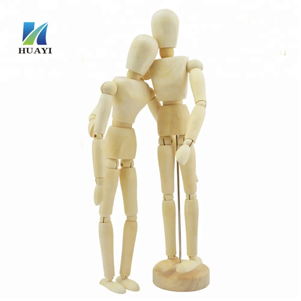 Figura de hombre humano de artista personalizada, modelo de madera Popular para dibujo artístico, figura humana, Mini maniquí de madera, dibujo, figura laica