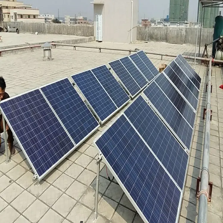 Proyectos de energía renovable 10KW en sistema de energía solar residencial de red