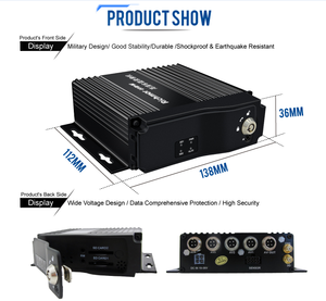 Máy Ghi Hình Xe CCTV 4G GPS WIFI MDVR 4CH 1080P Thẻ SD Kích Thước Nhỏ DVR Di Động Máy Ghi Hình Xe Hơi - Product Image 5