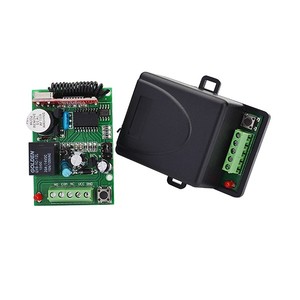 Для гаражной двери DC12V 24V Беспроводной Приемник 433mhz Радиочастотный пульт дистанционного управления Передатчик обучающий код 1ch пульт дистанционного управления и радиоприемник - Product Image 2