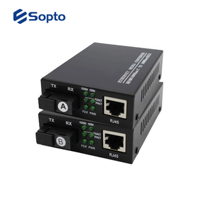 ギガビットメディアコンバータ1 RJ45ポート1 SFPポートSM MM 10/100/1000光メディアコンバータ - Product Image 3