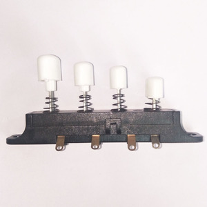 Frullatore di Saldatura fili di un breve chiave Ventilatore da tavolo 4 posizione 3 velocità spingere Interruttori del tasto della tastiera - Product Image 4