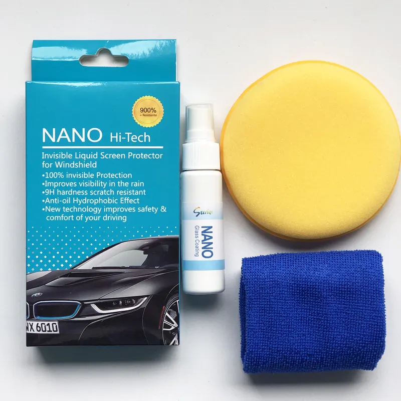 Produk baru 2023 Nano cair antigores kendaraan lapisan kaca Nano bahan baku impor dari AS 12 bulan Sunqt