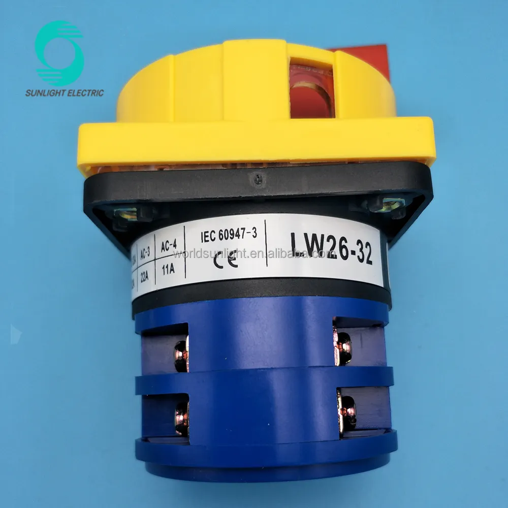 LW26-32GS en-2 polos 32A 690V manual de Seguridad de cambio de Rotary Cam interruptor con candado