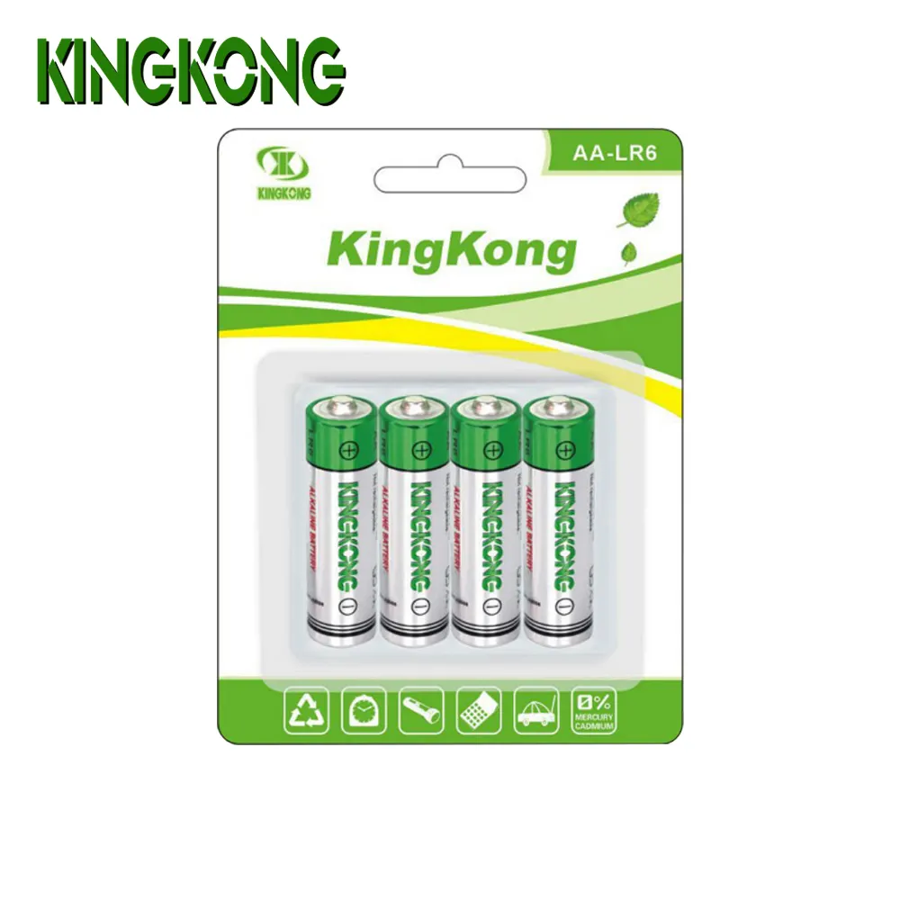 AM3 AAขนาดKingkongแบตเตอรี่อัลคาไลน์Lr6 1.5Vแบตเตอรี่แห้ง