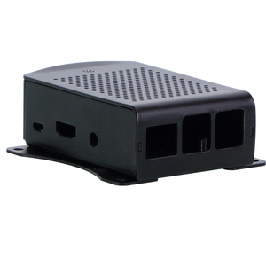 Aluminum Metal Green Silver Black Color <strong>Raspberry</strong> <strong>Pi</strong> 3 <strong>case</strong> with Mounting Holes on for Wall Mounted - Product Image 1