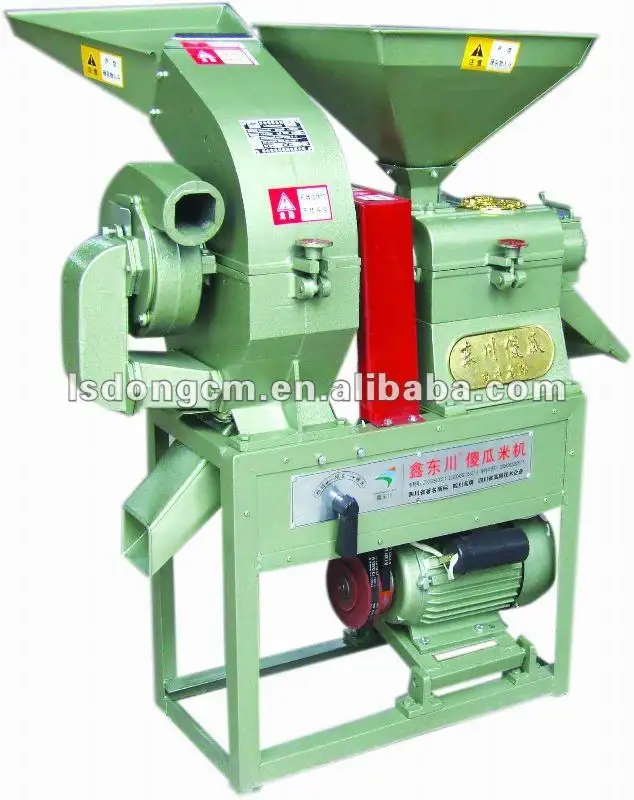 Automatic muti-function paddy processing machine 260kg/h