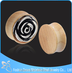 Ear <strong>Tunnel</strong> <strong>Wood</strong> Ear Plugs Punk Flesh Body <strong>Piercing</strong> Jewelry Stretching Expander 5mm-25mm