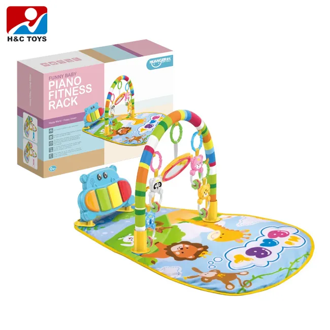 Baby kicking piano gym kids play mat activity centre for age 0+ HC397399