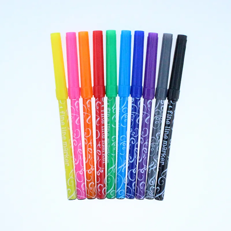 Caneta marcadora de água 2mm, faça você mesmo, caneta de giz, pintura acrílica, ponta de feltro, conjunto de lápis colorido 12 cores