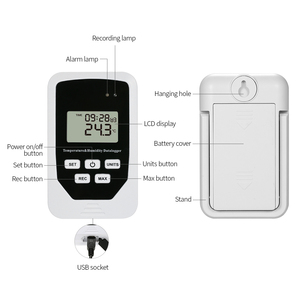 2025 TL-505 USB <strong>Data</strong> <strong>Logger</strong> OEM Customizable Plastic Thermometer Datalogger <strong>Temperature</strong> and Humidity Recorder - Product Image 5