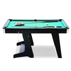 Kích Thước Nhỏ Có Thể Gập Lại Billiard Bảng Nhà Máy Giá 6FT Gấp Đi Snooker Bảng Với Bánh Xe Pool Bảng - Product Image 2