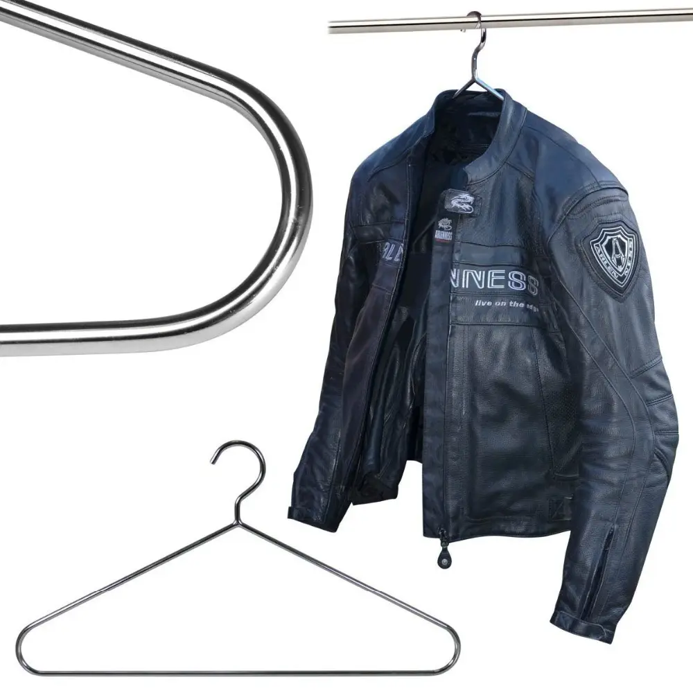 Inspring-perchas para chaqueta, 45cm, acero cromado resistente