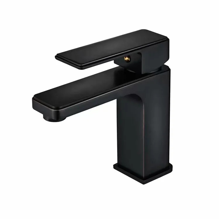 New Design Hot Sale Luxury Beautiful Black Basin Faucet For Family Hotel Bathroom