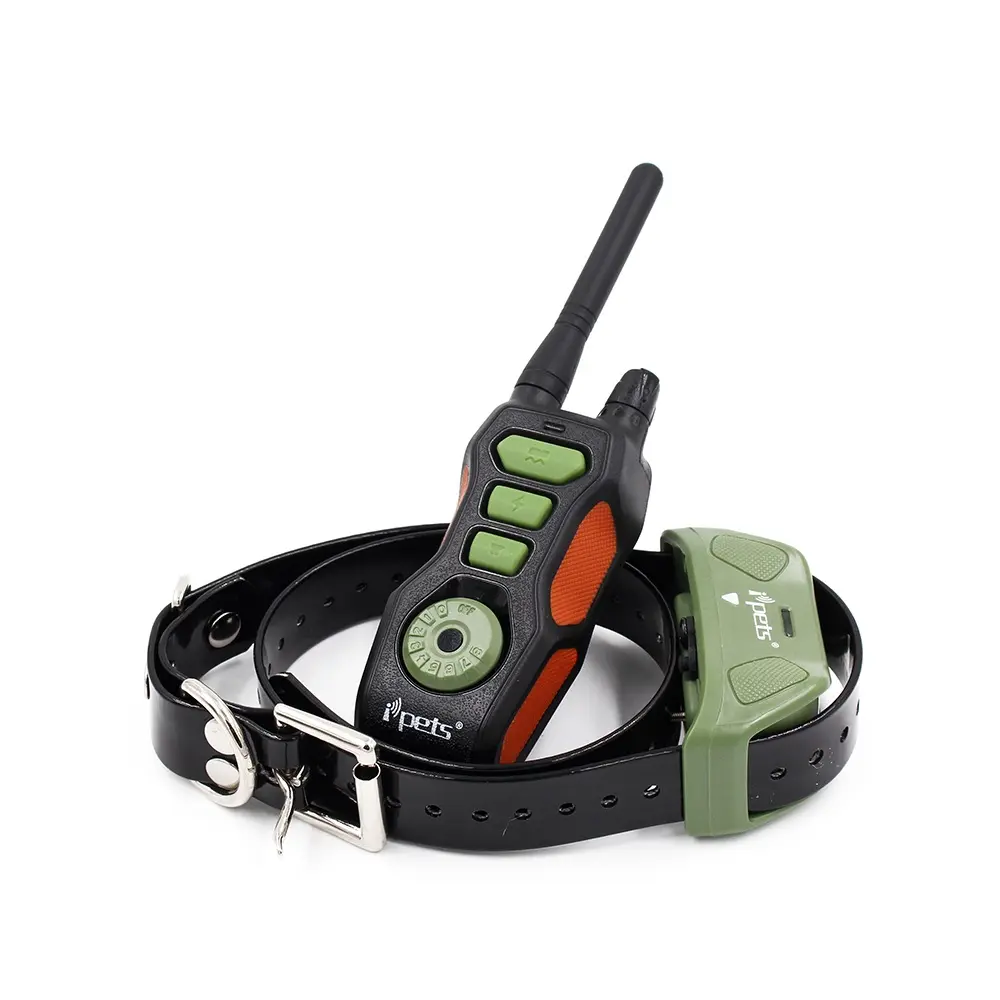 Ошейник для дрессировки собак PET-618, спортивное оборудование для собак, удаленный статический шок, вибрация, звуковой сигнал, 800 м