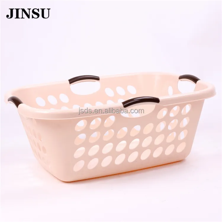 wholesales cheap stackable plastic clothes Basket plastic laundry basket