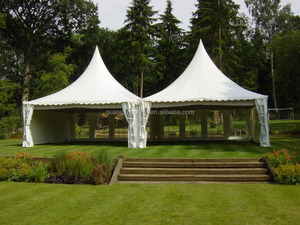 Outdoor Summer Gazebo Tent、White Pvc Fabric Aluminum Frame Pagoda Tent