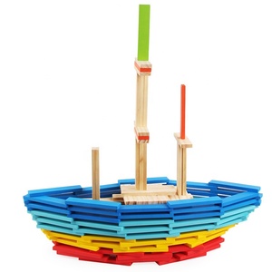 Bloques de construcción coloridos para niños, Diy, juego de bloques de construcción, bloques de madera para impresión de bloques - Product Image 2