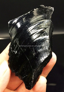 Bán Buôn Tự Nhiên Thạch Anh Lỏng Đá Quý Lớn Obsidian Nguyên Khoáng Mẫu Khắc Pha Lê Với Khắc Hình Dạng Không Thường Xuyên - Product Image 2