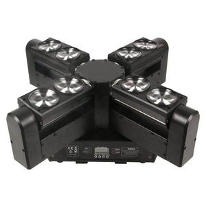 DJ Ausrüstung <span class=keywords><strong>Led</strong></span> <span class=keywords><strong>8</strong></span> Augen 4 IN 1 RGBW Unbesiegbar Wirbelwind Moving Head Strahl Kreuz Licht Für Party DJ Nacht club Lichter