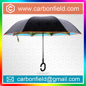 Novo produto avançado dentro do guarda-chuva invertido guarda-chuva reversa