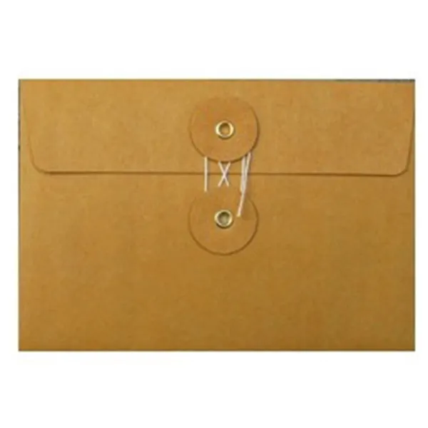 fast delivery kraft string tie envelope made in China