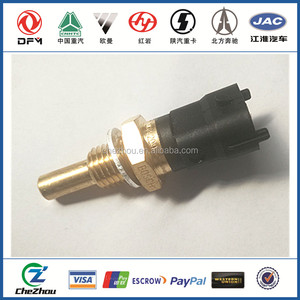 Peças originais do motor dci11, <span class=keywords><strong>sensor</strong></span> de temperatura da água 0281002209 para caminhão do dongfeng