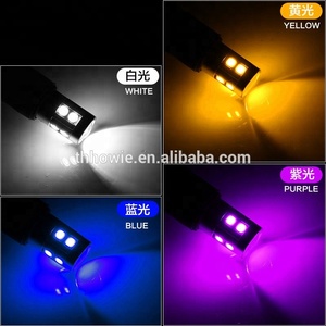 T10ซ็อกเก็ตหลอดไฟ W5W 194 168 3030ชิป9 Smd LED ภายในรถ DC 12V Auto Led ใบอนุญาตโคมไฟโดมสีขาวแหล่ง - Product Image 6