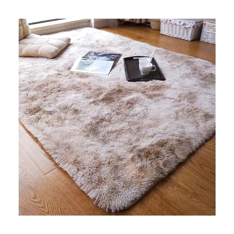Hot sale Artificial Wool Chair Cover Warm Hairy Wool Carpet Seat Pad long Skin Fur Plain Fluffy Area Rugs Washable