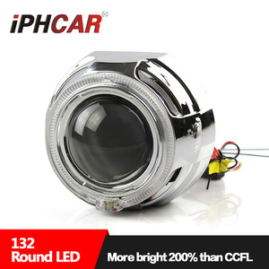 High Brightness IPHCAR <strong>3</strong> Inch Mask for Projector Lens 100mm White/Blue/<strong>Red</strong> DRL Ring Shroud <strong>LED</strong> Angel Eye Mask - Product Image 4