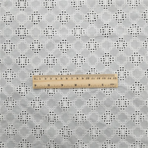 125 см хлопковая вуаль вышивка сетчатая кружевная ткань - Product Image 3