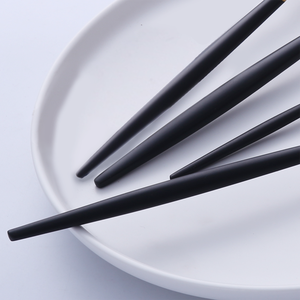 Wedding <strong>Restaurant</strong> <strong>18</strong>/<strong>8</strong> Stainless Steel Cutipol <strong>Flatware</strong> Set Gold and Black Luxury Cutlery Set - Product Image 3