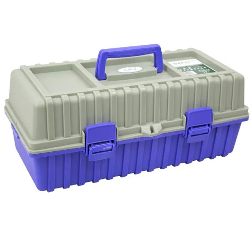 LAOA-caja de almacenamiento multifuncional para herramientas, 3 capas, de plástico