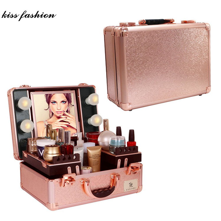 make up organizer with lights