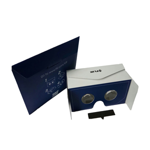 Nhà máy cung cấp 3D VR Kính xách tay các tông <span class=keywords><strong>Google</strong></span> giấy phong bì Tai nghe điện thoại Video Trò chơi biểu tượng tùy chỉnh VR Kính - Product Image 1