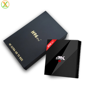 2020 nuevo Amlogic S912 Android tv box aceptar Paypal gratis APK H96 PRO PLUS tv box actualización del firmware