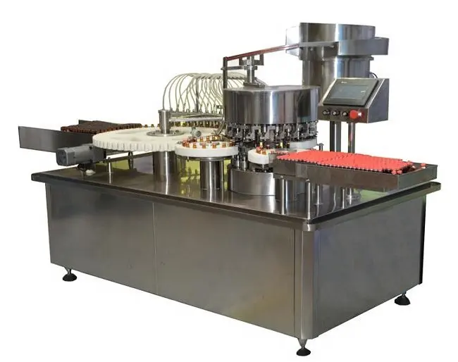 Trade Assurance Golden supplier automatic syrup production line oral liquid filling small bottle filling capping machine