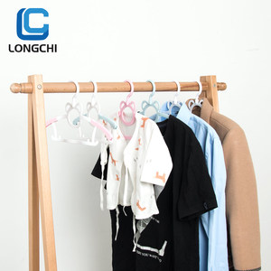 可折叠塑料畅销高品质防滑塑料婴儿布衣架