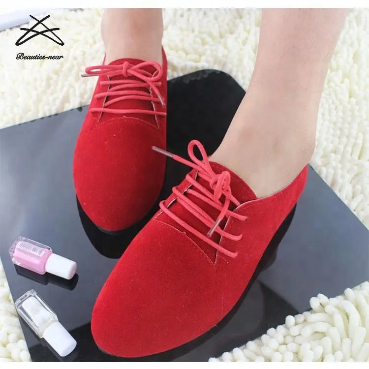 Zapatos planos elegantes para mujer, mocasines informales hechos a medida, de ante