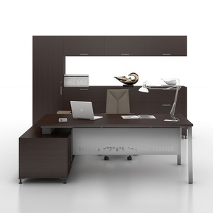 Manager singolo l a forma di acciaio inox gambe in metallo mobili per ufficio esecutivo del <span class=keywords><strong>computer</strong></span> da tavolo scrivania