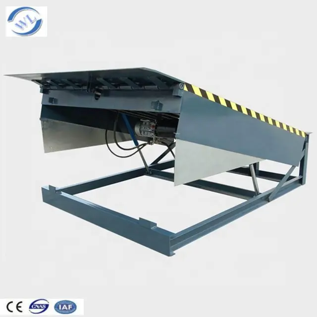 2018 hot sale 12 ton Stationary Hydraulic load container yard ramp