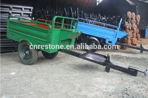 用于步行拖拉机 1.5Ton 小型步行拖拉机拖车的优质单轴拖车