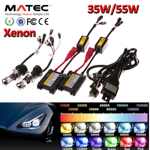 汽车配件汽车氙气灯D2s 35W 55W 75W 100W HID，H4氙气HID套件灯泡35W 6000K - Product Image 2