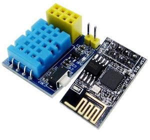 ESP8266 ESP-01 ESP-01S DHT11 <strong>Temperature</strong> <strong>Humidity</strong> <strong>Sensor</strong> Module esp8266 Wifi NodeMCU Smart Home IOT (with ESP01) - Product Image 4
