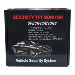 Monitor de cámara con pantalla LED de 3,5 pulgadas Monitor de cámara CCTV LCD Digital TFT de 3,5 pulgadas con entrada AV RCA para coche - Product Image 6