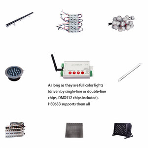 <strong>Led</strong> <strong>Wifi</strong> DMX512 <strong>Controller</strong> 1 Port Control 2048 Pixels Support WS2812,DMX512,etc.Controlled by Android Phone Via WLAN - Product Image 2