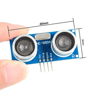 Keyestudio 3 pezzi HR-SR04 blu modulo sensore ad ultrasuoni per Arduino per UNO /ROBOT auto per Microbit - Product Image 1